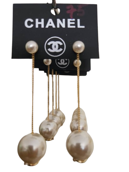 Boucles d’oreilles élégantes channel
